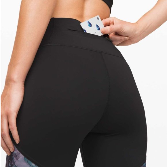 Lululemon Run to Reset Tight 25" Black/Frozen Island Multi 4 - Picture 5 of 16